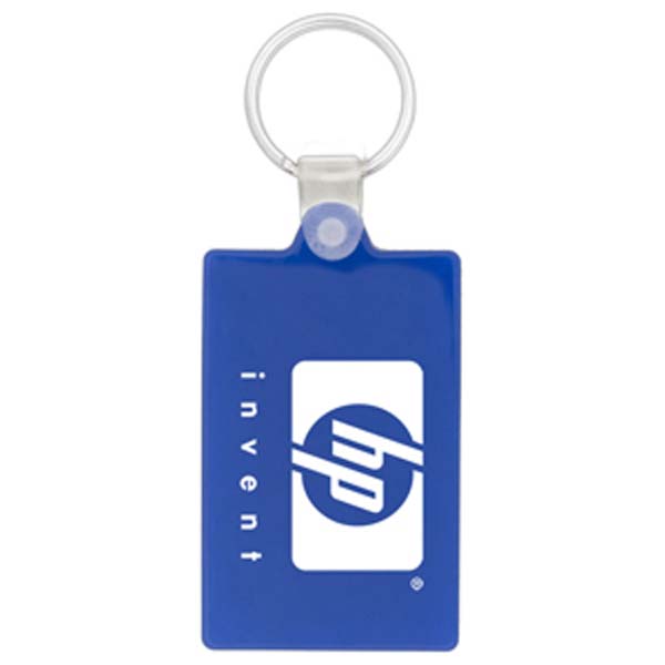 Rectangle PVC Keychain